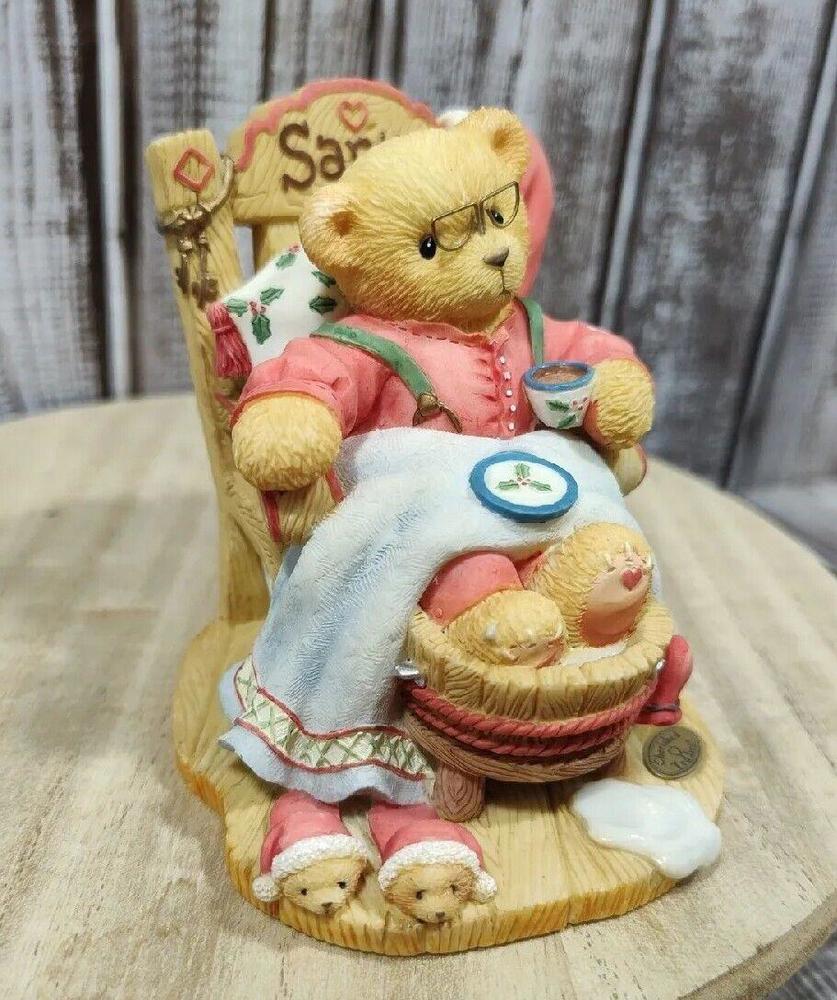 1998 Cherished Teddies Santa Limited Edition Little Holiday Rest And Relaxation